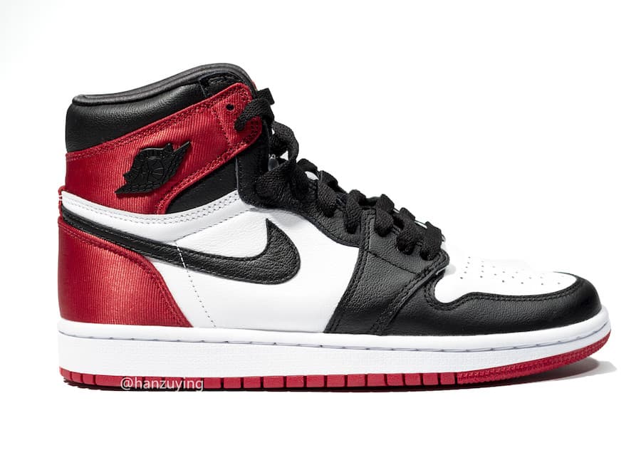 Air Jordan 1 Satin WMNS “Black Toe” release photo 1