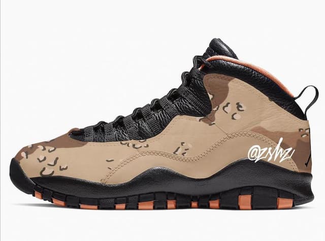 Air Jordan 10 “Desert Camo” Jordan release photo