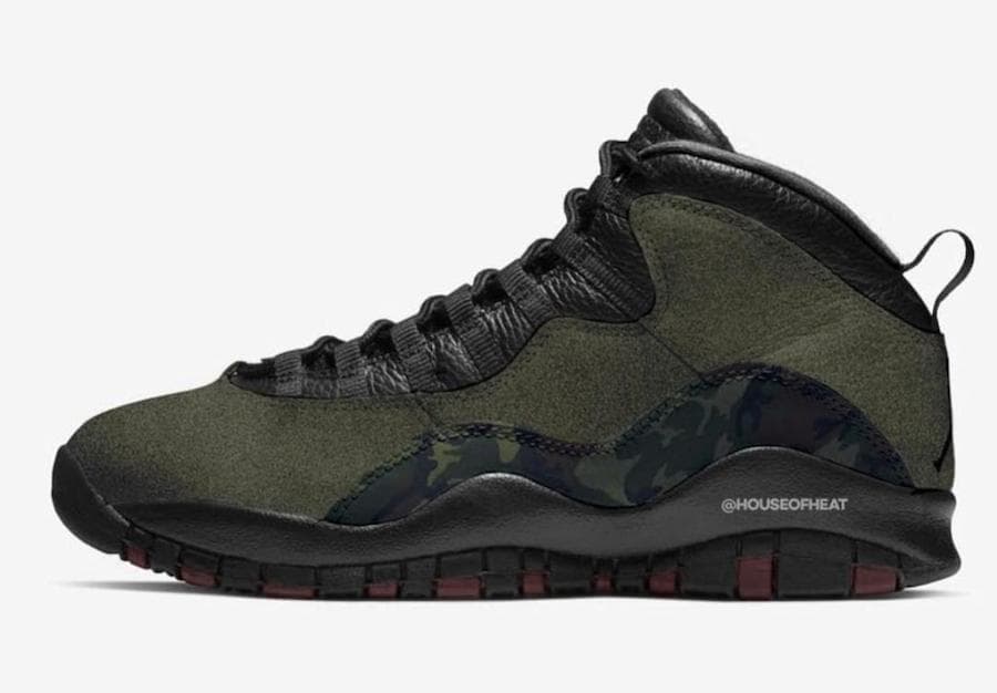 Air Jordan 10 “Woodland Camo” release photo 1