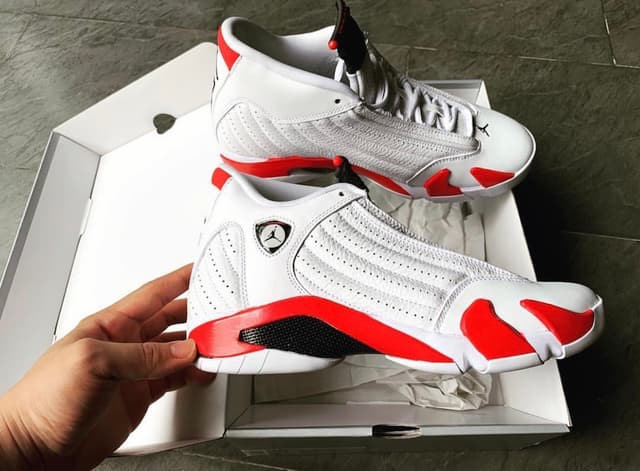 Air Jordan 14 “Candy Cane” Jordan release photo