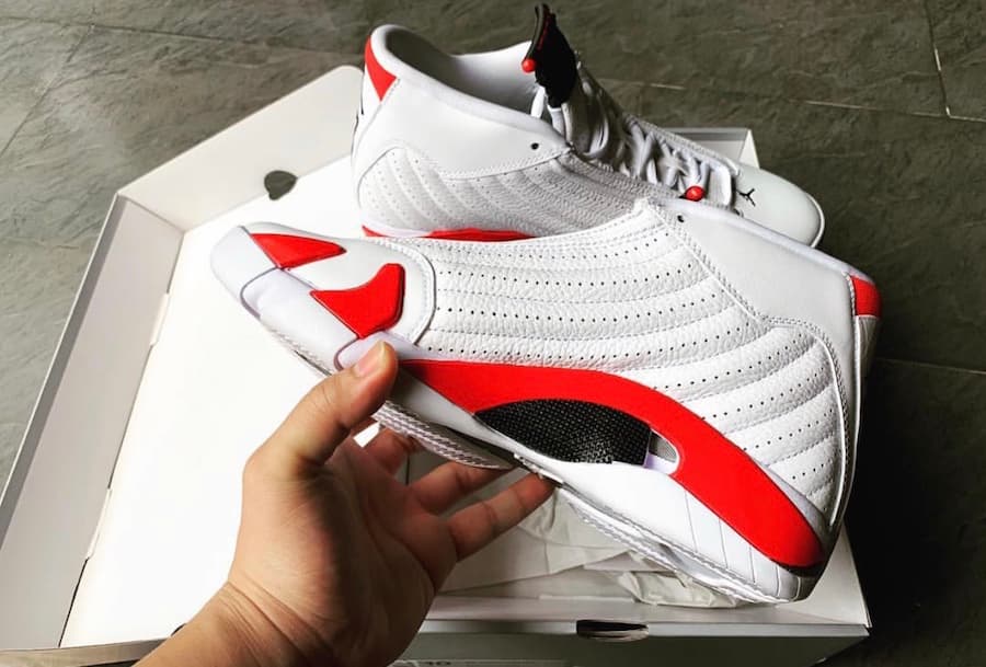 Air Jordan 14 “Candy Cane” release photo 2