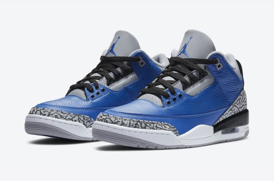 Air Jordan 3 “Blue Cement” release photo 1