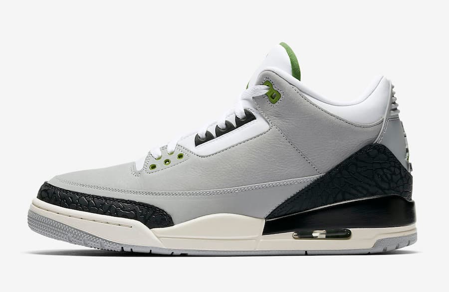 Air Jordan 3 Tinker “Chlorophyll” release photo 2