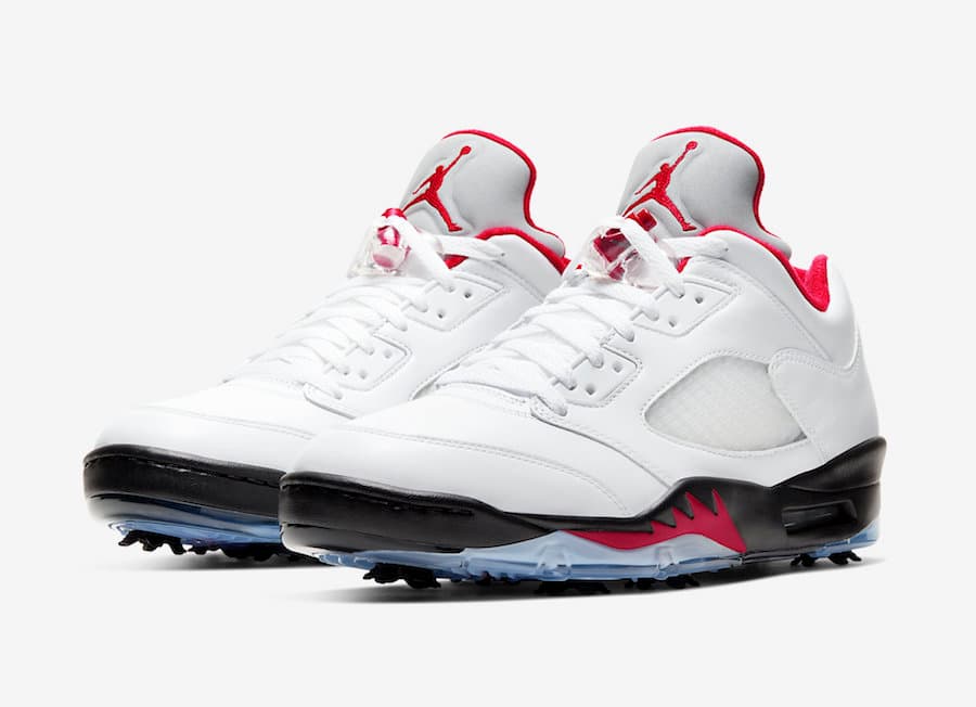 Air Jordan 5 Low Golf “Fire Red” release photo 1