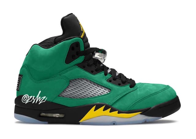 Air Jordan 5 SE “Oregon Ducks” Jordan release photo
