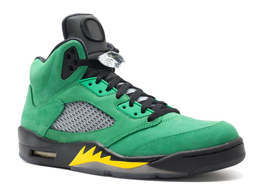 Air Jordan 5 SE “Oregon Ducks” release photo 4