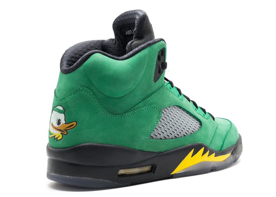 Air Jordan 5 SE “Oregon Ducks” release photo 5