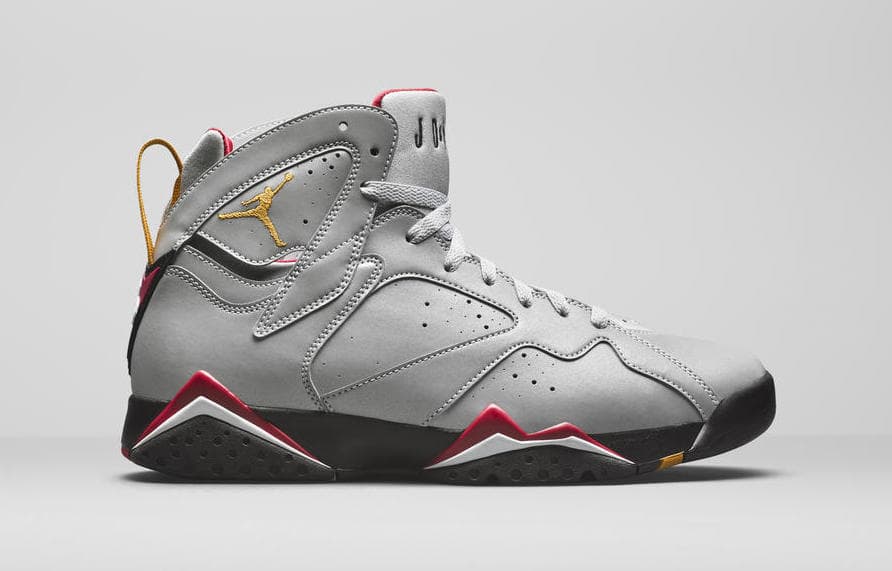 Air Jordan 7 “Reflective Cardinal” release photo 1