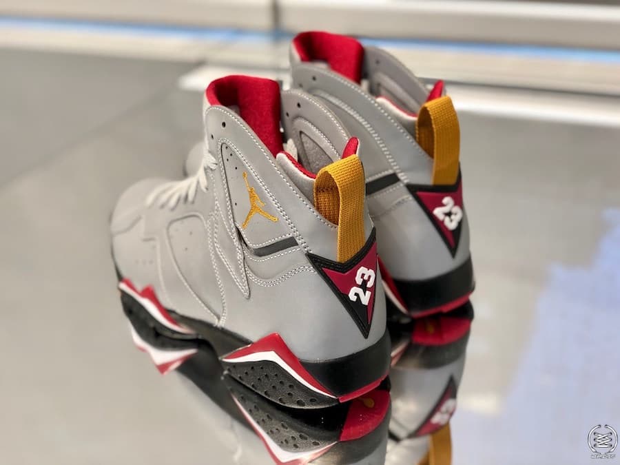 Air Jordan 7 “Reflective Cardinal” release photo 2