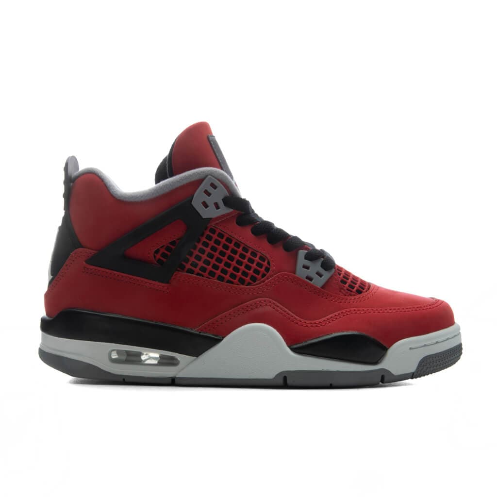 Air Jordan 4 Retro 'Toro Bravo' (GS) - Fire Red/White/Black/Cement Grey Jordan release photo