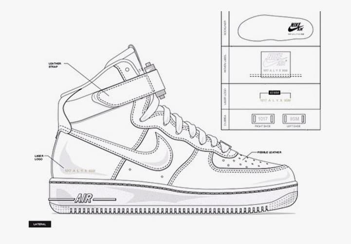 Alyx x Nike Air Force 1 High release photo 27