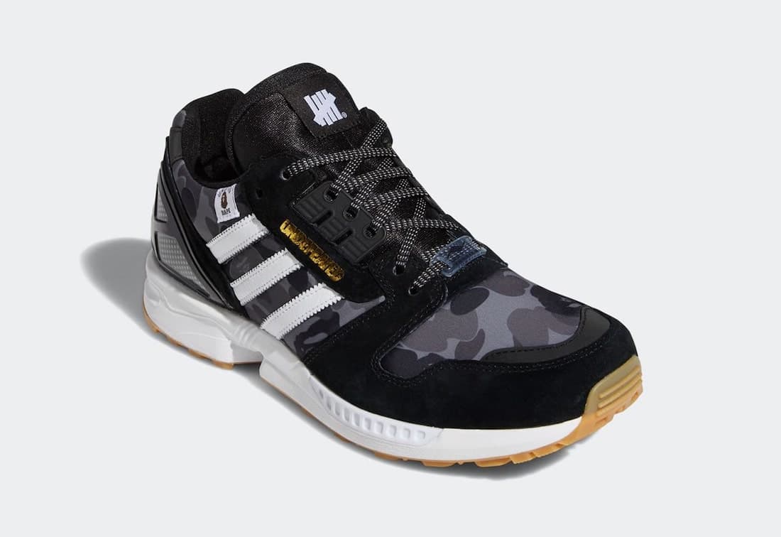 BAPE x Undefeated x adidas ZX 8000 release photo 13