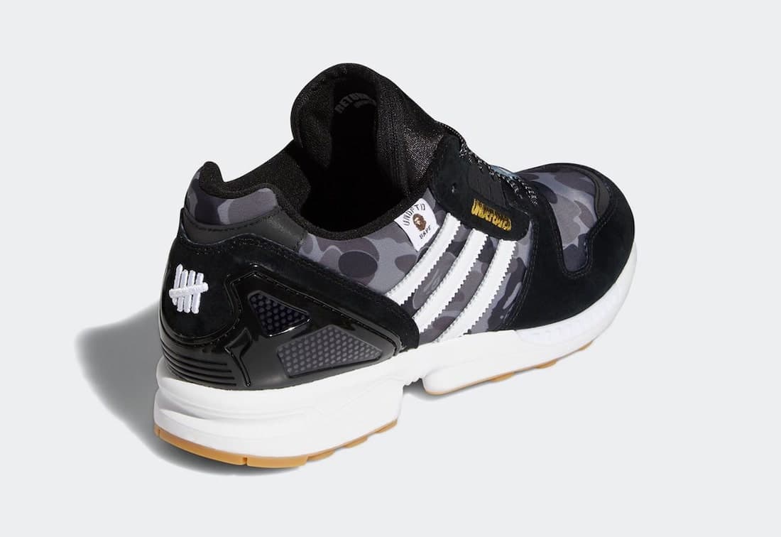 BAPE x Undefeated x adidas ZX 8000 release photo 14
