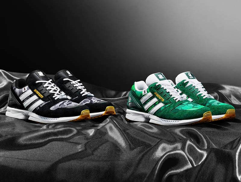 BAPE x Undefeated x adidas ZX 8000 release photo 1