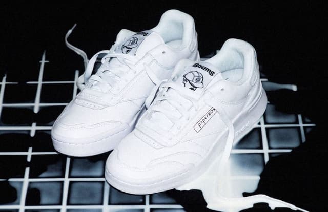 BEAMS x PaperBoy Paris x Reebok Club C Legacy release photo