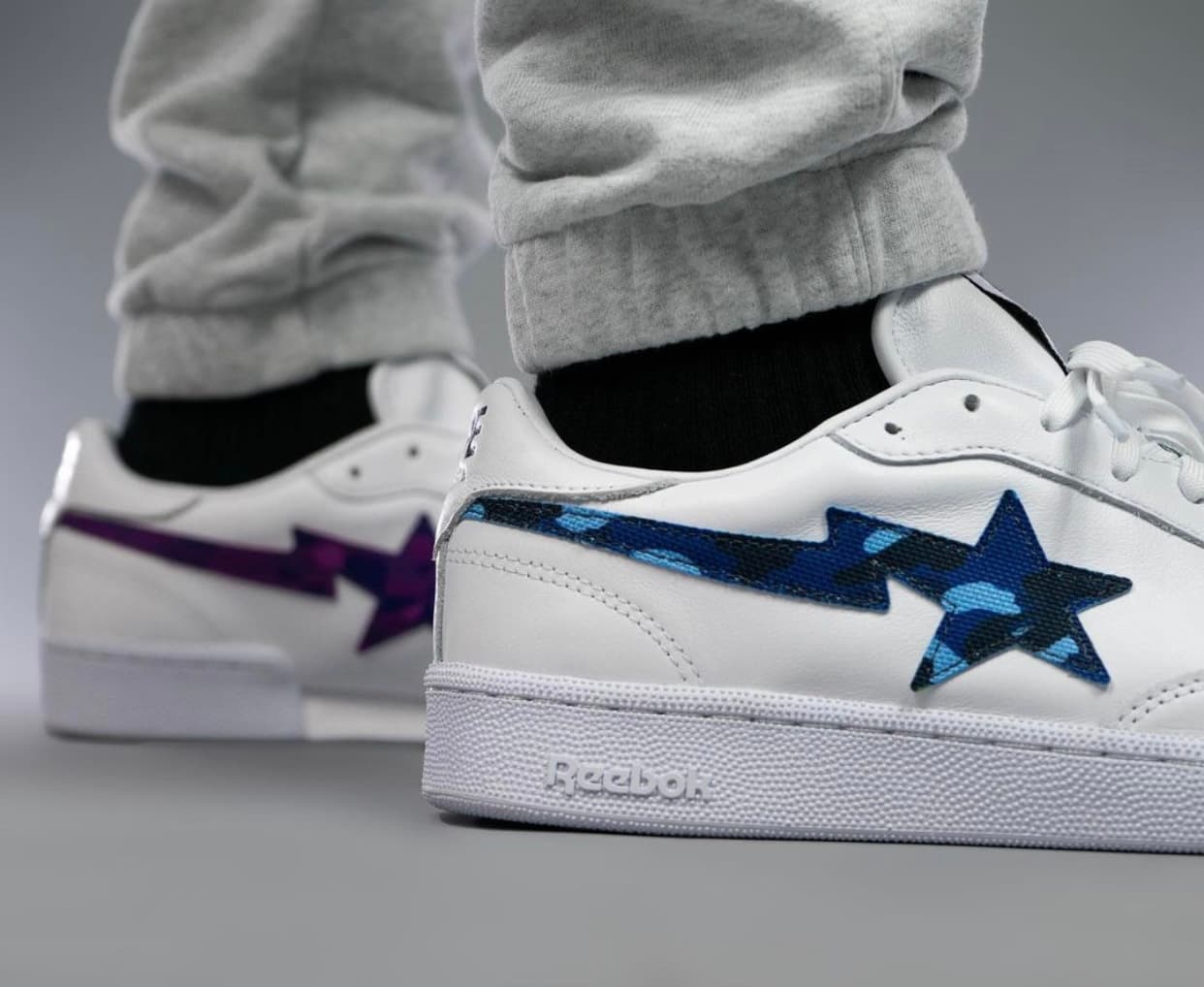 Bape x Reebok Club C “Bapesta” release photo 22