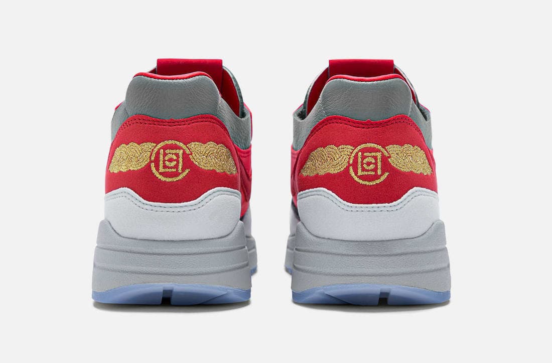 CLOT x Nike Air Max 1 “K.O.D. Solar Red” release photo 7