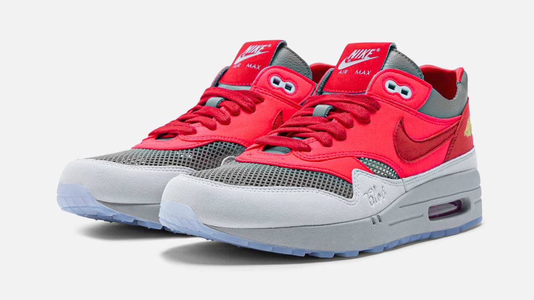CLOT x Nike Air Max 1 “K.O.D. Solar Red” release photo 2