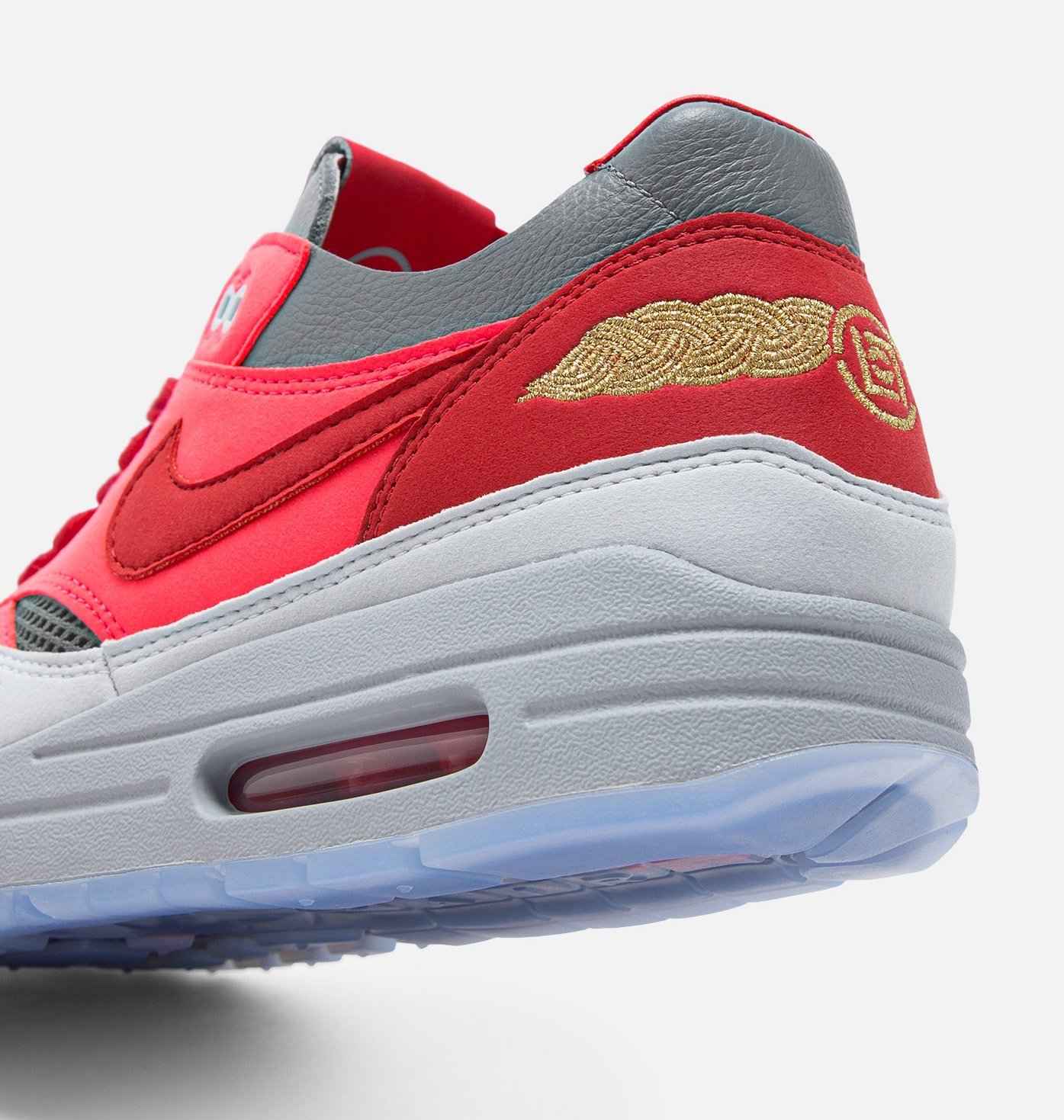 CLOT x Nike Air Max 1 “K.O.D. Solar Red” release photo 15