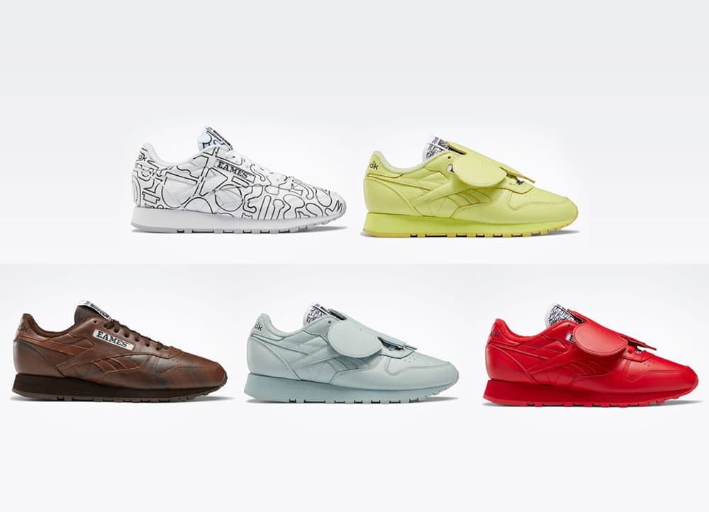 Eames x Reebok Classic Leather “The Coloring Toy” release photo