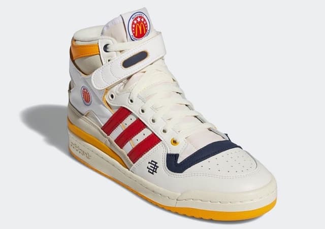 Eric Emanuel x adidas Forum 84 High “McDonald’s All-American” adidas release photo