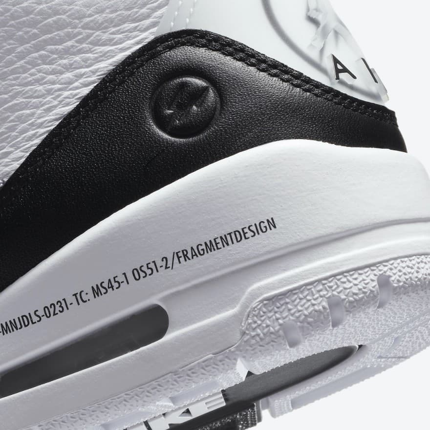 Fragment x Air Jordan 3 release photo 7