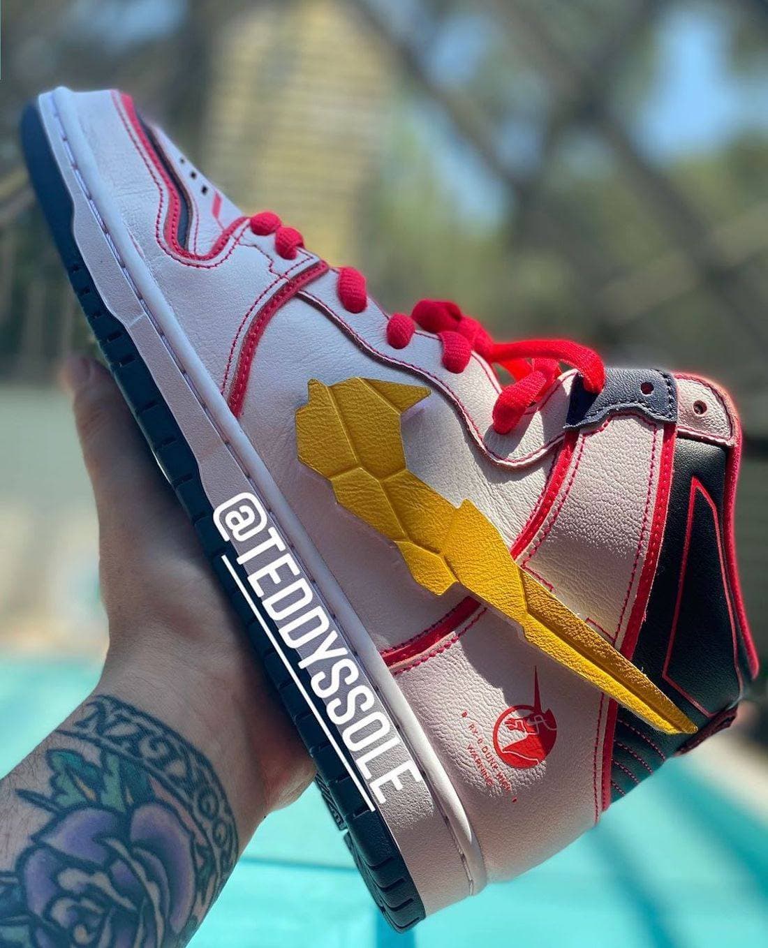 Gundam x Nike SB Dunk High “Unicorn” release photo 62