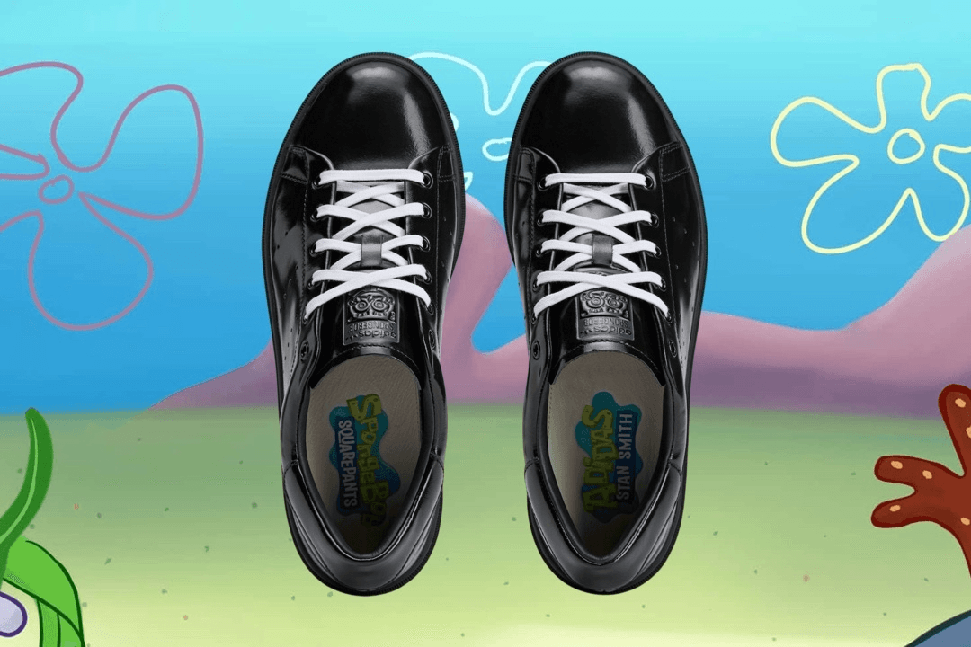 Spongebob Squarepants x adidas Stan Smith Freizit "Black" release photo 1