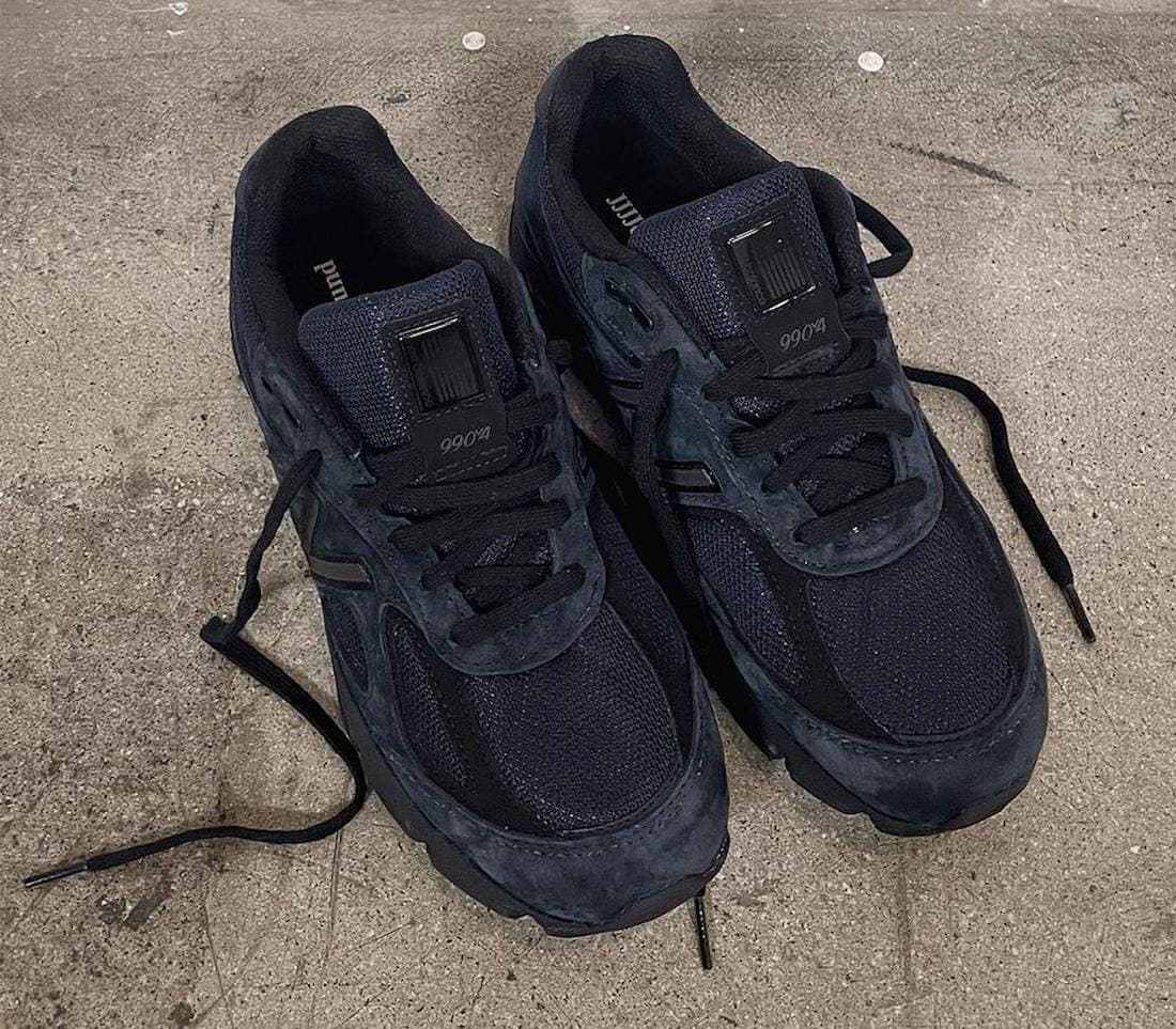 JJJJound x New Balance 990v4 “Navy” release photo 13