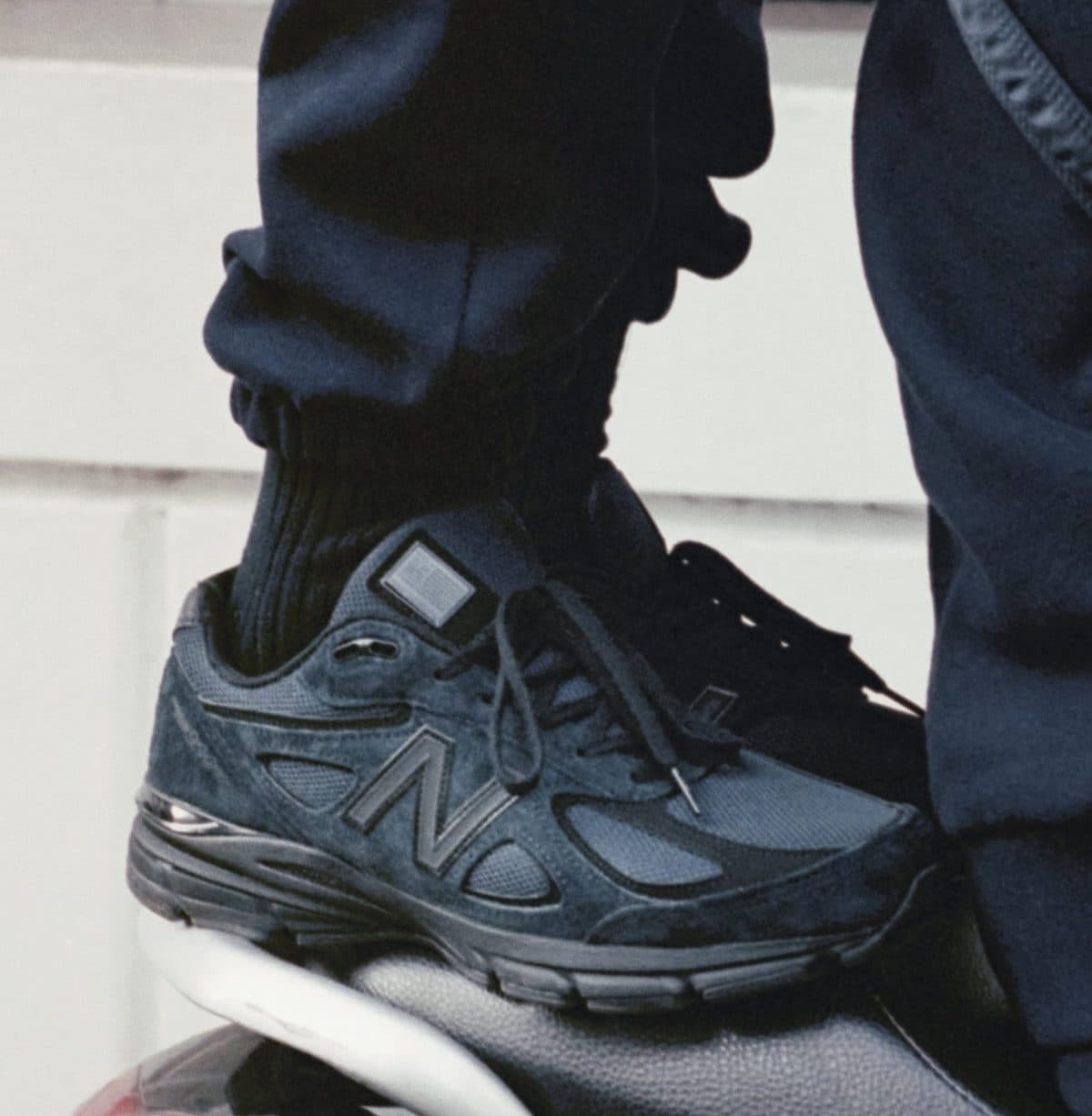 JJJJound x New Balance 990v4 “Navy” release photo 12