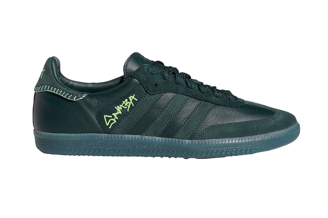 Jonah Hill x adidas Samba “Mineral Green” release photo 2