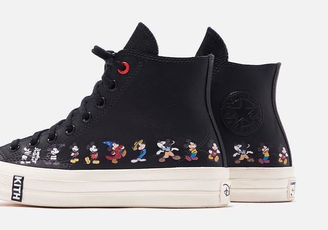 Kith x Disney x Converse Chuck 70 Collection release photo