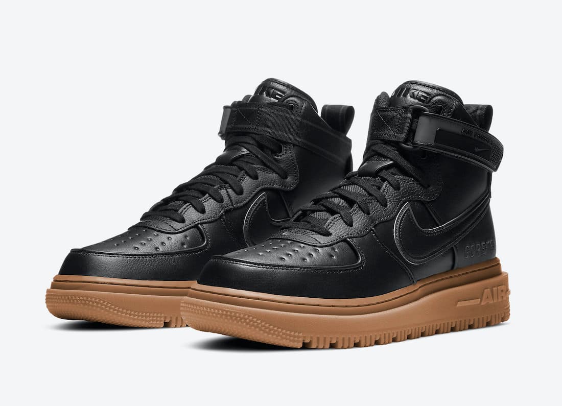 Nike Air Force 1 Gore-Tex Boot “Black Gum” release photo 1