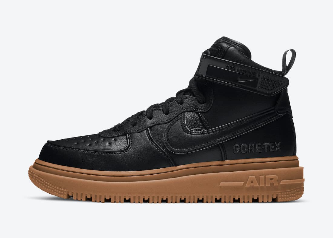 Nike Air Force 1 Gore-Tex Boot “Black Gum” release photo 2
