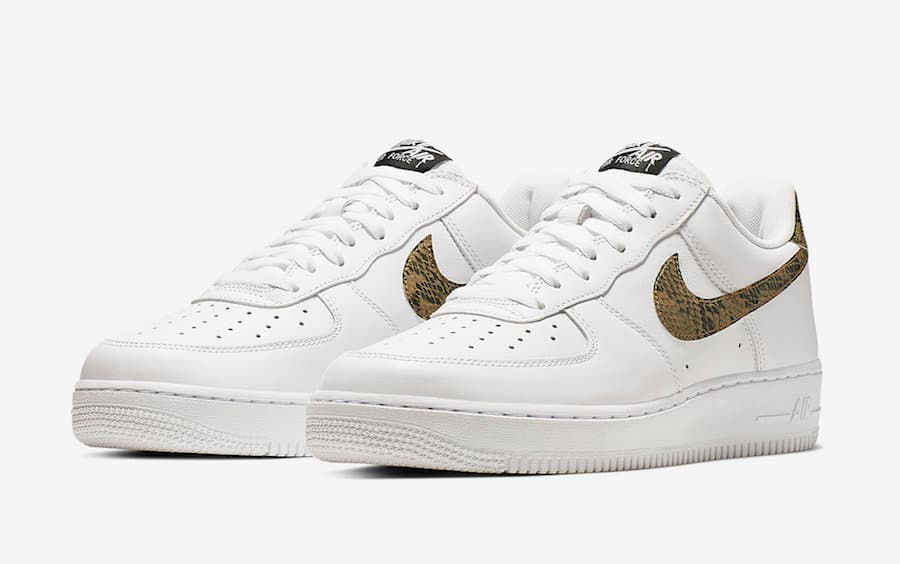 Nike Air Force 1 Low “Ivory Snake” release photo 1
