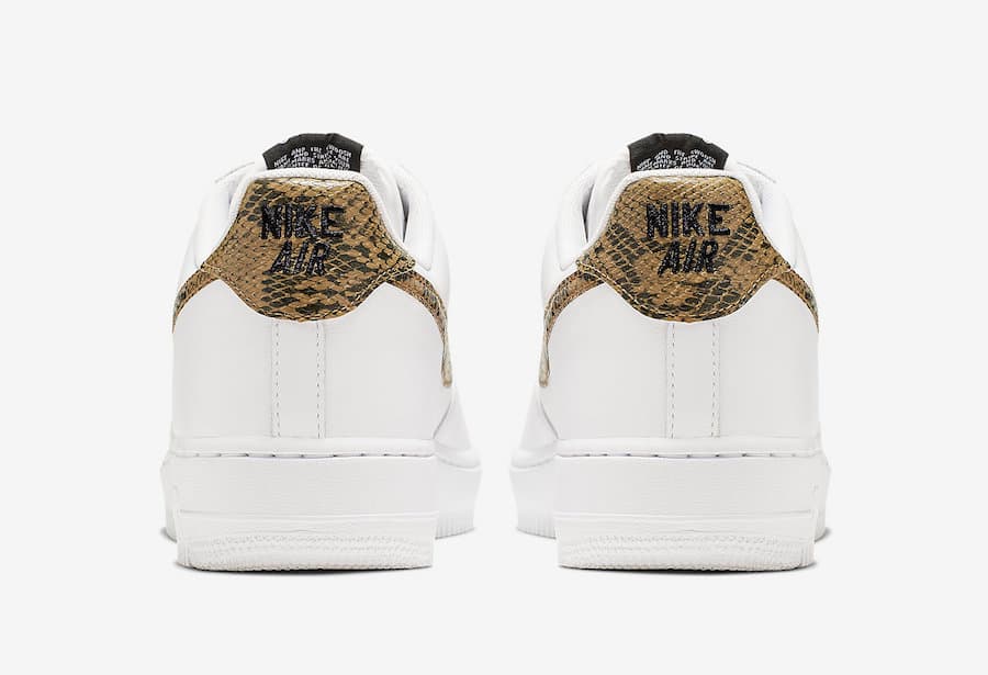 Nike Air Force 1 Low “Ivory Snake” release photo 4