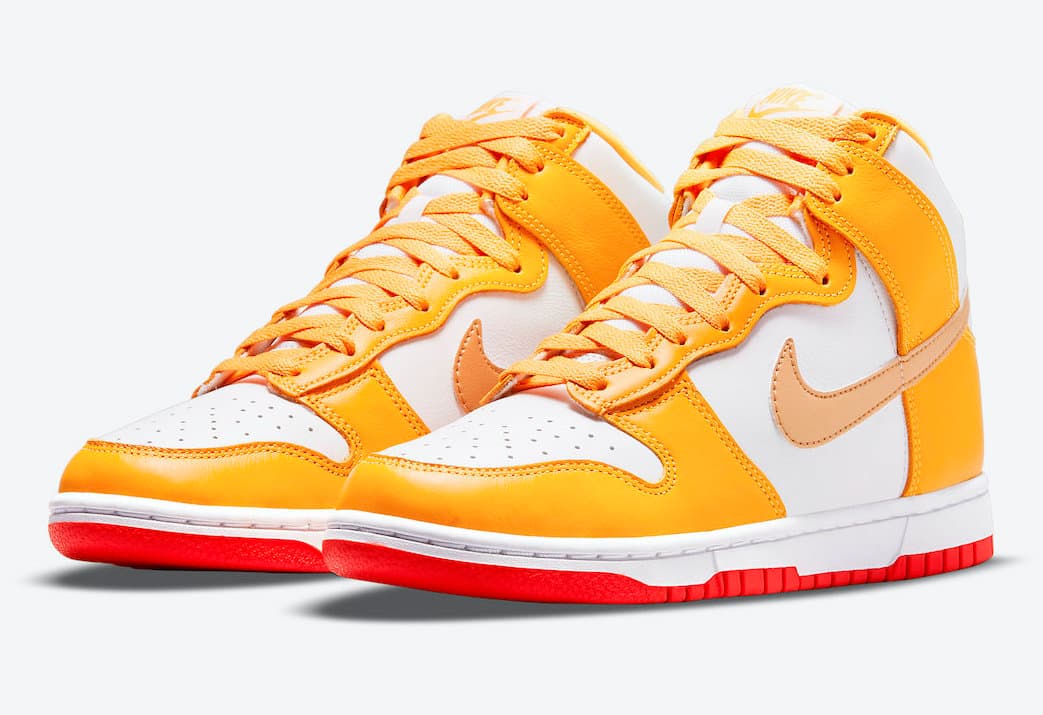 Nike Dunk High WMNS “University Gold” Nike release photo