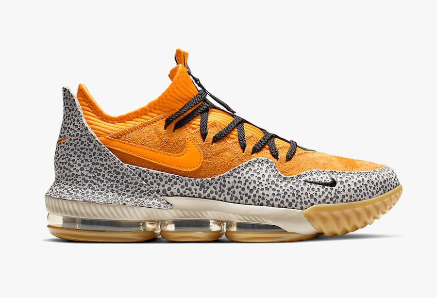 Nike LeBron 16 Low “Safari” release photo 1