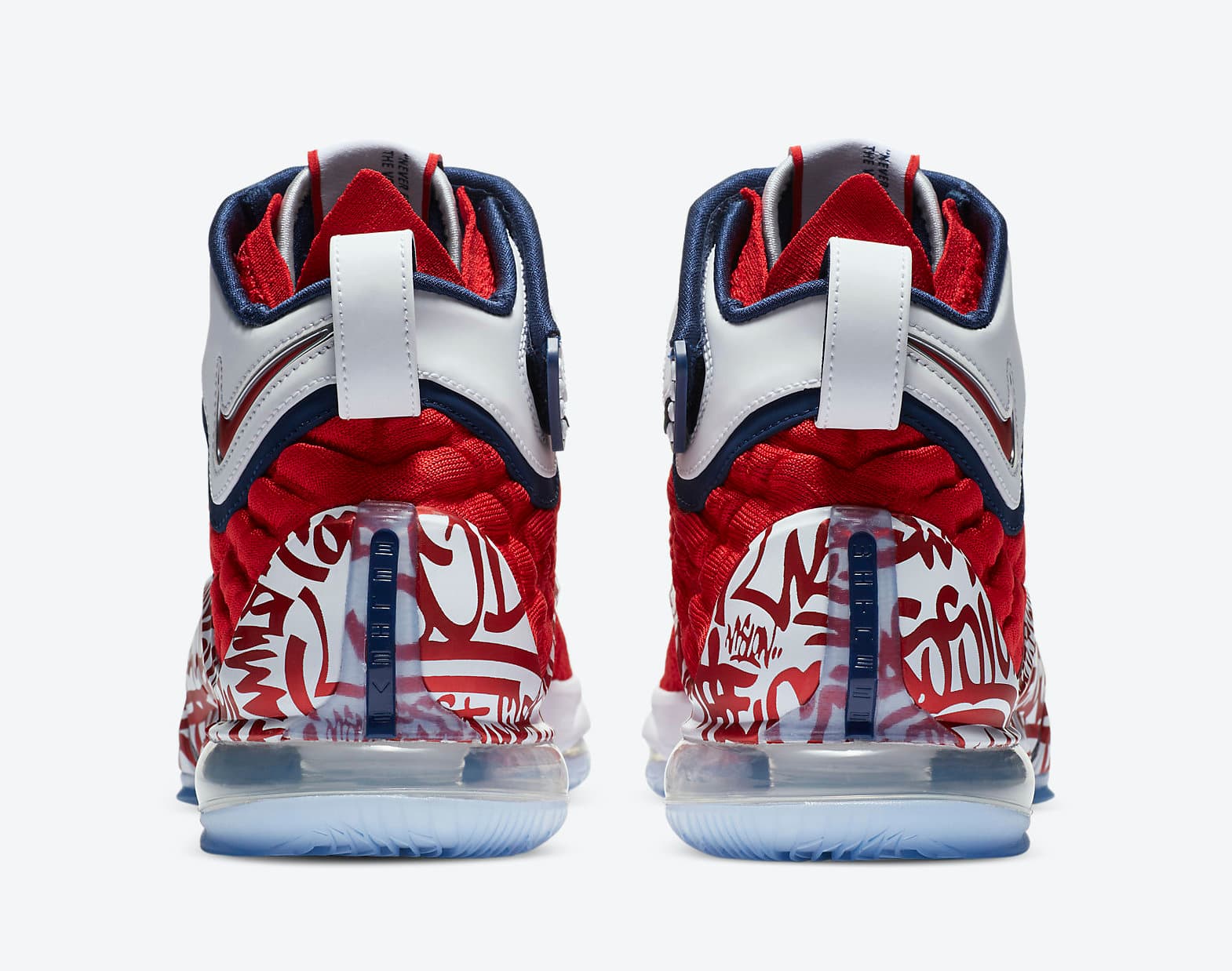 Nike LeBron 17 “Graffiti Fire Red” release photo 6