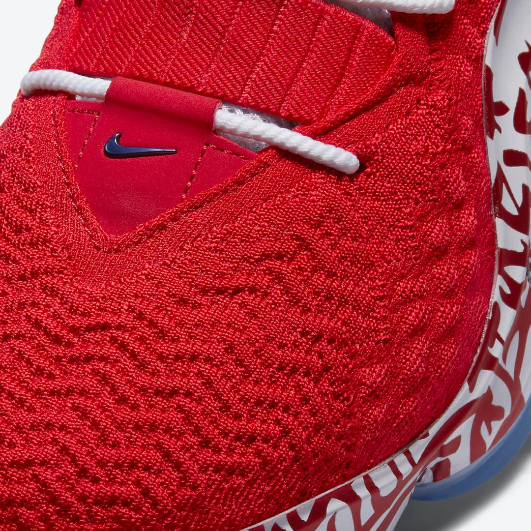 Nike LeBron 17 “Graffiti Fire Red” release photo 8