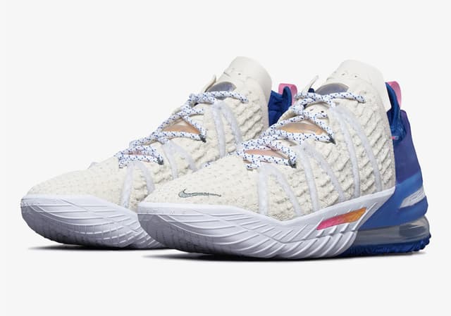 Nike LeBron 18 “Los Angeles By Day” Nike release photo