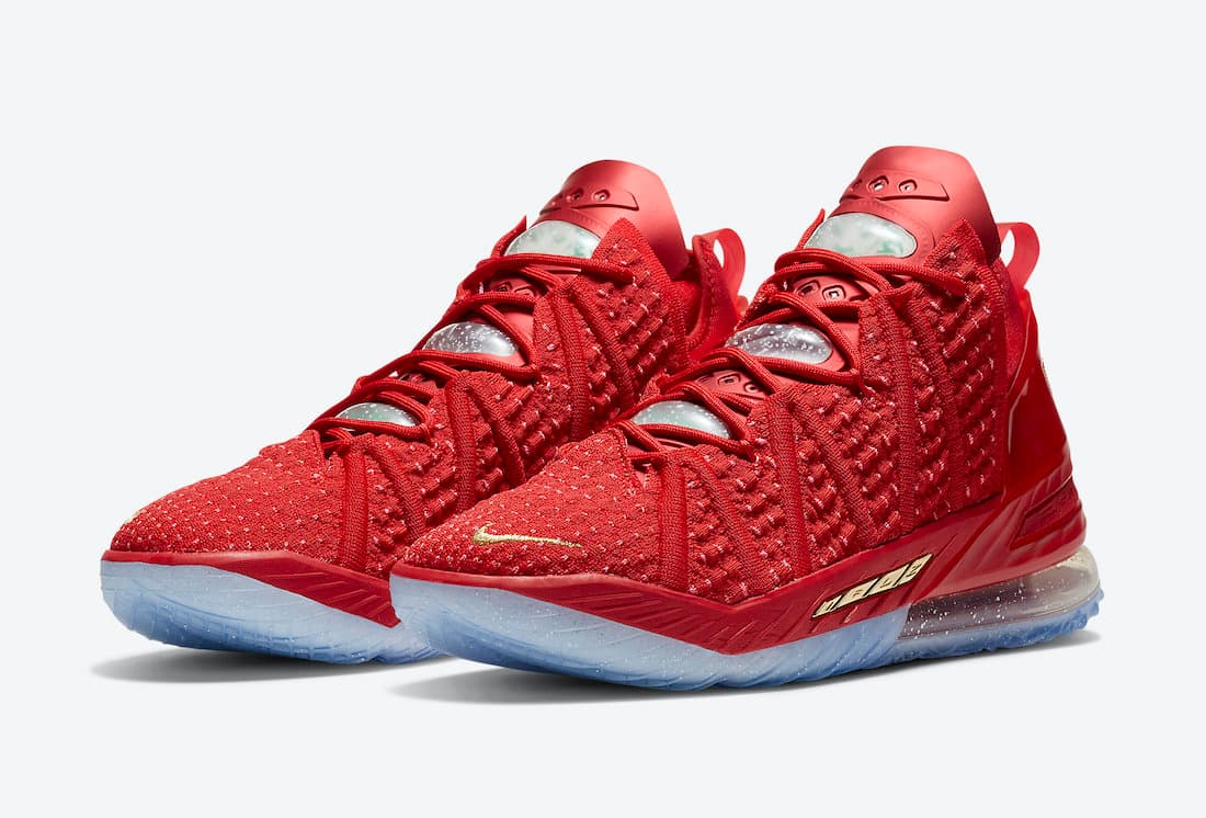 Nike LeBron 18 “X-Mas in LA” release photo 2