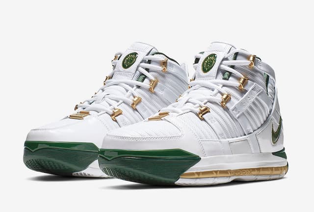 Nike Zoom LeBron 3 QS “SVSM Home” Nike release photo