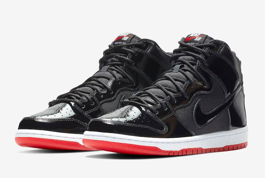 Nike SB Dunk High “Bred” release photo 1