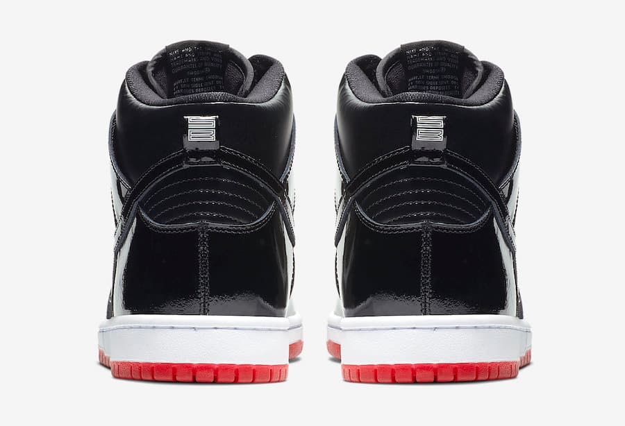 Nike SB Dunk High “Bred” release photo 4