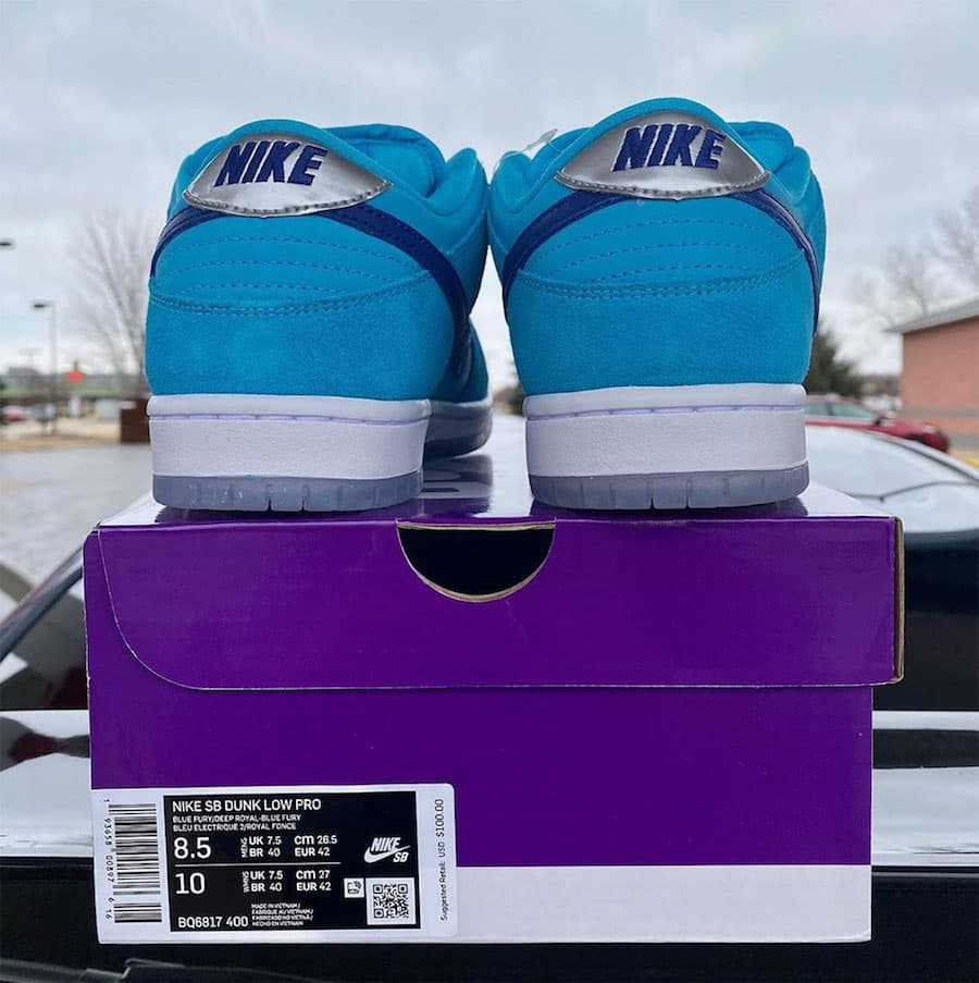 Nike SB Dunk Low “Blue Fury” release photo 11
