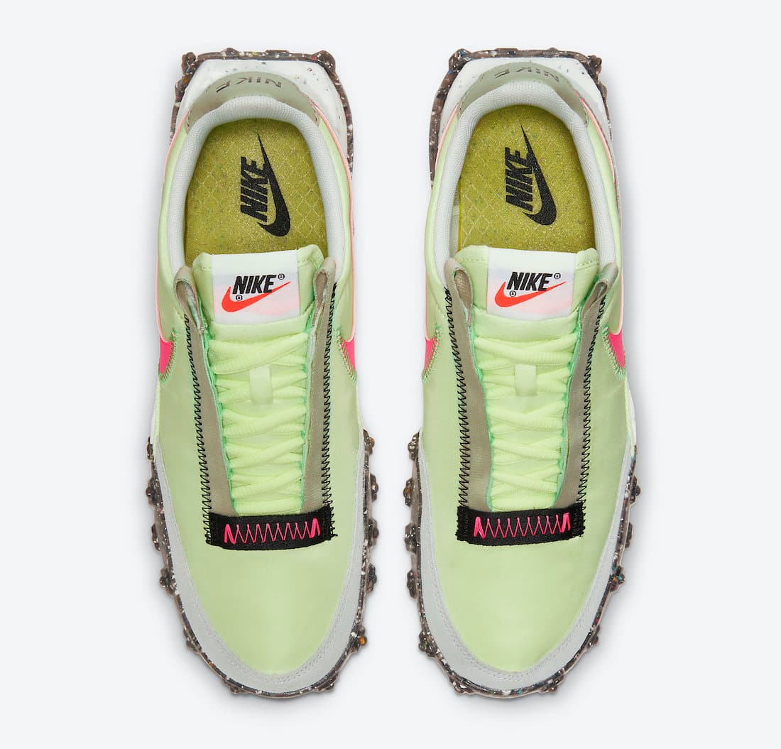Nike Waffle Racer Crater WMNS “Barely Volt” release photo 4