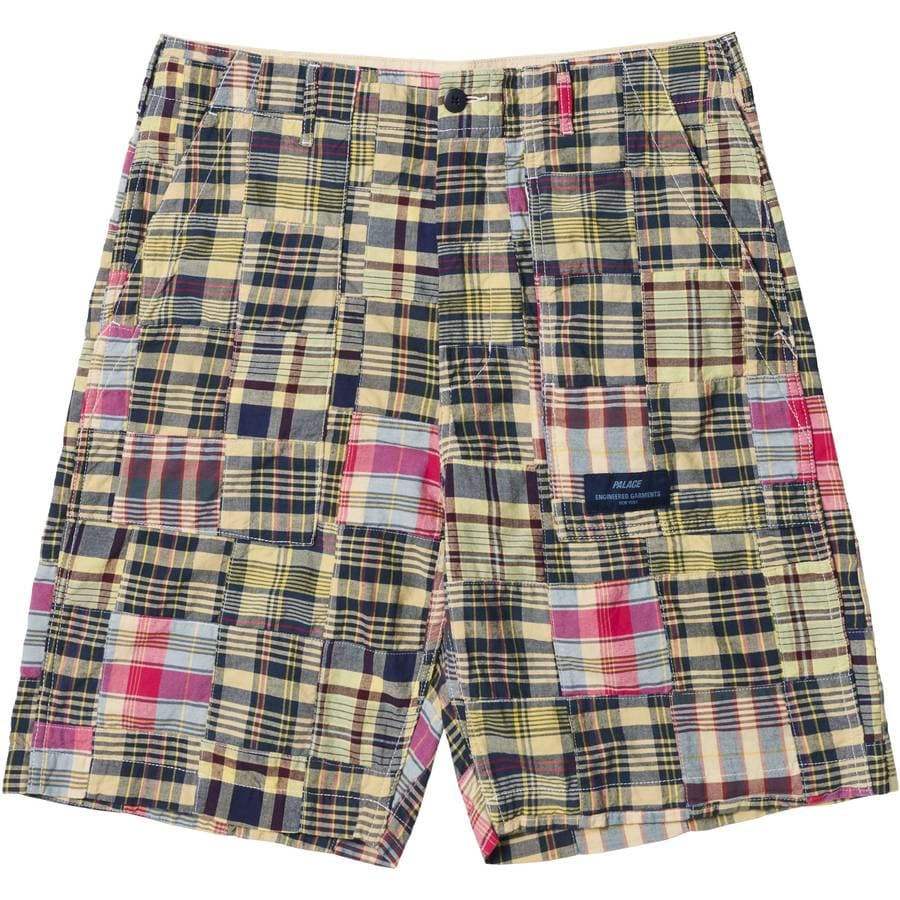 Engineered Garments Patch Work Madras Short release photo 1