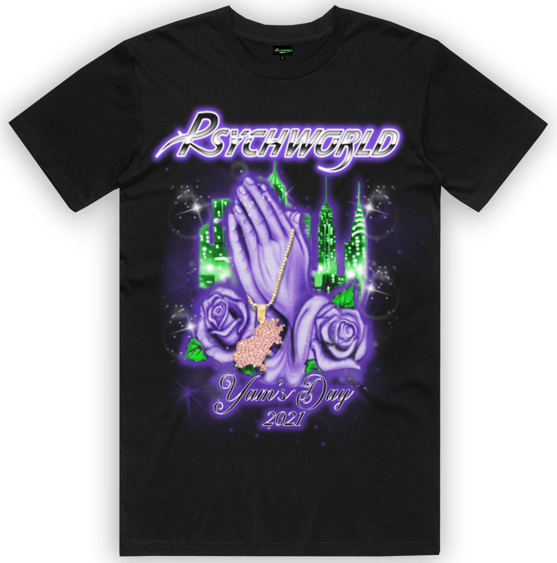 PSYCHWORLD- PRAYING HANDS T-SHIRT release photo 1