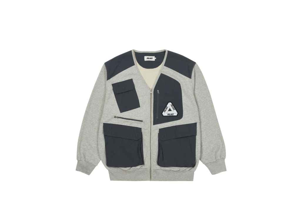 PALACE UTILITY ZIP FRONT PANEL SWEAT release photo 1